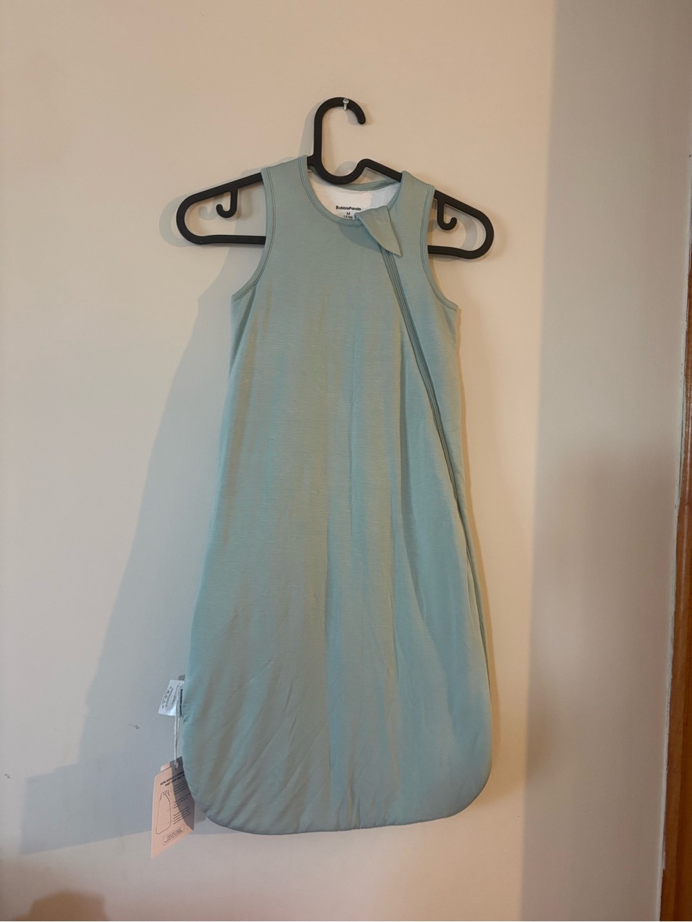 Bubble Panda NWT Baby Sleeveless Light green blue Sleep Sack Dress 1.0 Tog